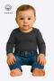Girl Boy Baby Set of 4 Cotton Seasonal Long Sleeve Bodysuit - 2