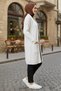 Pocketed Knitwear Cardigan R4442 Ecru - 3