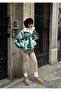 Half-Zip Oversized Plush Sweatshirt - 6