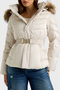 Marina Regular Fit Detachable Hood Belted Coat W5Bl31W2802 Coat W5Bl31 W2802 A1 - 5