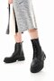 Black Leather Boots - 2