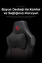 COMFORT Premium Üst Seviye Terletmez Deri Kumaş Gaming Oyuncu Koltuğu - 7