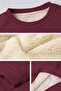 Ghassy Co. Men's Ultra Thermal Sherpa Plush Lined Crew Neck Sweatshirt - 4