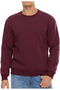 Ghassy Co. Men's Ultra Thermal Sherpa Plush Lined Crew Neck Sweatshirt - 3