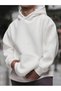 Men's Winter Hooded Sweatshirt Slim Fit Printed Cotton - 5