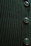 Women's Knitwear Plus Size Vest Transitional Corded Fabric Mother Long Khaki Vest - 2