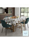 Fiesta Fiber Lined PVC Non-Slip Stain Resistant Wipeable Tablecloth - 8