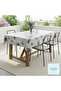 Fiesta Fiber Lined PVC Non-Slip Stain Resistant Wipeable Tablecloth - 3
