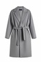 Belted Kaşe Oversized Coat