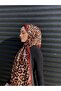Imported Silk Voile Shawl, Leopard Print Voile Silk Shawl - 2