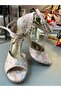Floral Elegance 8.5 cm 13 Points Close Toe-Open Toe- Tango, Dance and Ballroom Shoes - 2