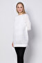 Crew Neck Seasonal Sweatshirt - Ecru - 3