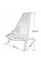 Therapy Chair Ahşap Şezlong - 4