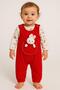 Baby Girl Romper Set with Toy Rabbit and Snap Fasteners, 2-Piece Romper Set – Bodysuit and Romper | 3-6-9 Months - 2