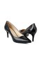 Women's Genuine Black Leather Stiletto 1481 - 3