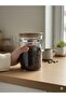 2-Piece Borosilicate Glass Clamp Jar with Bamboo Lid 1000 ml - 2
