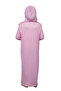 Children's Prayer Set Practical One-Piece Patterned Sleeves and Removable Headscarf Lycra Hijab Dress (6-12 - 6