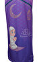Children's Prayer Set Practical One-Piece Patterned Sleeves and Removable Headscarf Lycra Hijab Dress (6-12 - 5