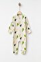 Baby Rompers Set of 2-(2Pcs Rompers) Large Heart Printed Snap Fastener Rompers Set 100% Cotton 1-3-6 Months - 5