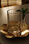 18 Piece Modern Glass Tea Set with Steel Plate |   Premium Hospitality Luxury Presentation Set - 3