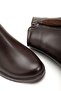 165-205 Brown Leaf Patterned Zippered Casual Women's Boots - 4