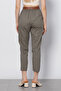 Belted Carrot Trousers - Khaki - 5