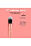 6-Piece Face And Eye Brush Set Purple/Pink/Black - 4