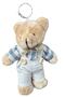 Blue Polka Dot Plush Teddy Bear Keychain - 5