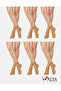 Women's Shiny Socks, 15 Denier, Fit, Pack of 6, Light Skin 51