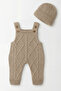 Adjustable Strap Thessaloniki Knitted Hat Knitwear Jumpsuit Salopet Baby