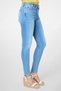 Women Skinny Fit Luzien Washed Stretchable High Waist Denim, Blue - 4