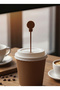 200 Pieces Plastic Mixer with Spigots Compatible with 8-12-14-16 oz Paper Cups