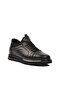 117 Black Men's Genuine Leather Casual Shoes Lightweight Flexible Comfortable Leather Shoes - 2