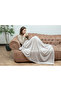 Wellsoft Plush Tv Blanket (150X200 cm) Gray