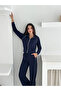 Modal Fabric Striped Tracksuit Set - 3