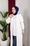 Women's Shawl Collar Long Knitwear and Bearded Furry Cardigan - 6