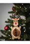New Year's Honeycomb Ornament with Deer Hanging - 1 Piece (50X28 cm) - 2
