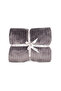Wellsoft 150X200 Ribbed Tv Blanket (Sofa Shawl), Anthracite - 3