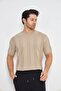 Men's Short Sleeve Crew Neck Plain Embossed Pattern Stylish Comfortable Knitwear Suitable for Summer and Daily Use - 6