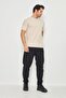 Men's Plain Basic Crew Neck 2 Thread Comfortable Fresh Textured Fabric T-Shirt Suitable for Daily Use - 7
