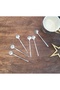 Mussel Design Silver Color 6-Piece Tea, Nescafe, Jam, Presentation Spoon - 5