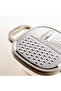 Grey large grater with plastic chamber - 2