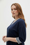 Striped Set Oşho 100% Modal Fabric Striped Soft-Textured M-6XL - 2