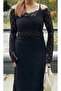 Strapless Collar Unlined Transparent Lace Blouse - 3