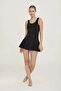 Ruffle Detailed Skirted Swimsuit - 2