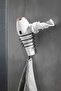 Metal Black Adhesive Hair Dryer Hanger - Bathroom Wall Organizer Y-01 - 5