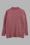 Half-Zip Oversize Polo Neck Sweater - 5