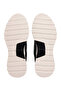 Women's Comfortable High Sole Suede Detailed Black Sneaker - 5