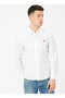 Slim Fit White Men's 100% Cotton Shirt 86625-0002 - 5