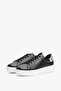 Women's Classic Platform Court-Style Black Sneakers FW0FW08756BDS - 2